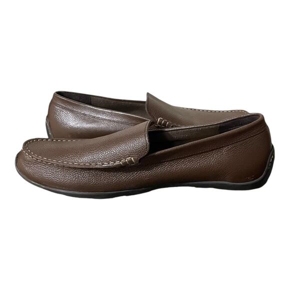 Tommy Bahamas Mens Leather Brown Driving Loafers Size 12 - Picture 5 of 7